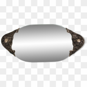 Vintage Silver Plate Tray Mirror"  Src="https - Ring, HD Png Download - silver tray png